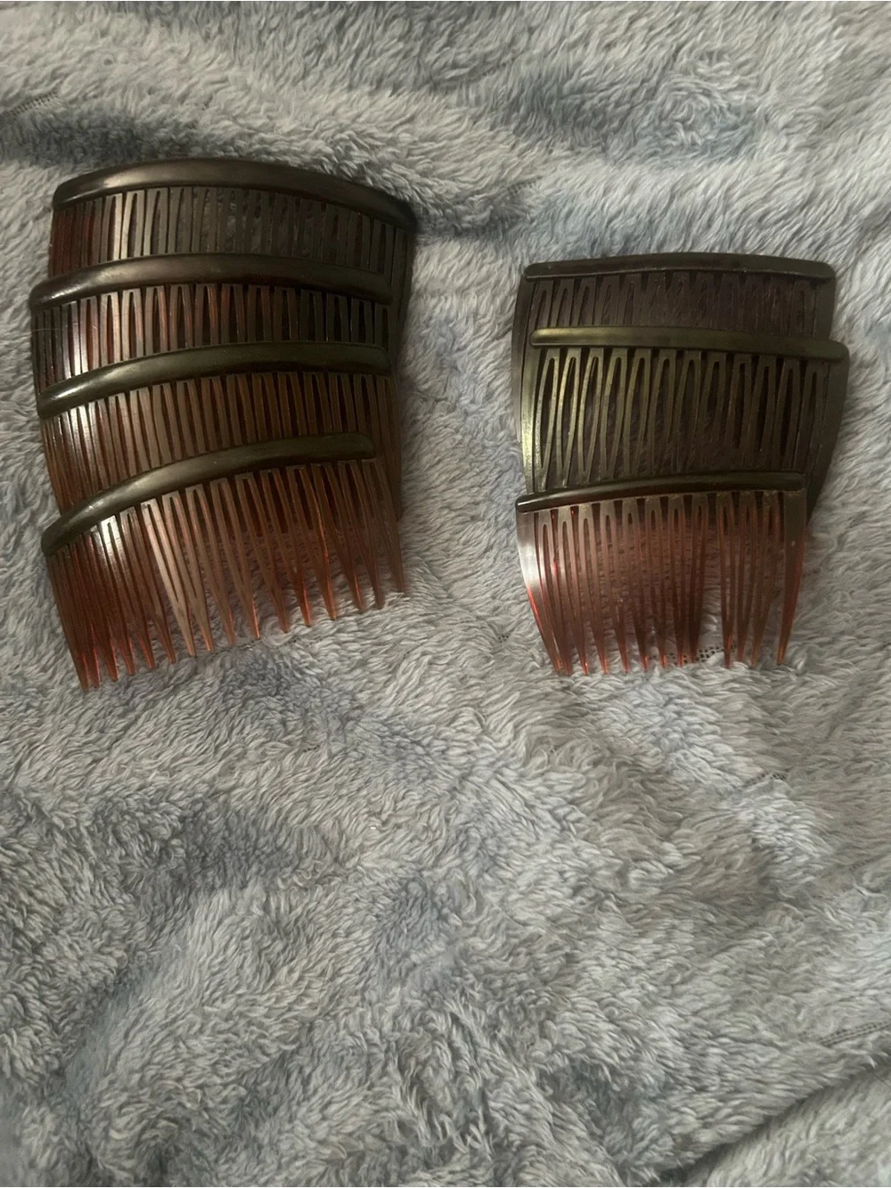 Vintage 1980’s Plastic Side Hair Combs